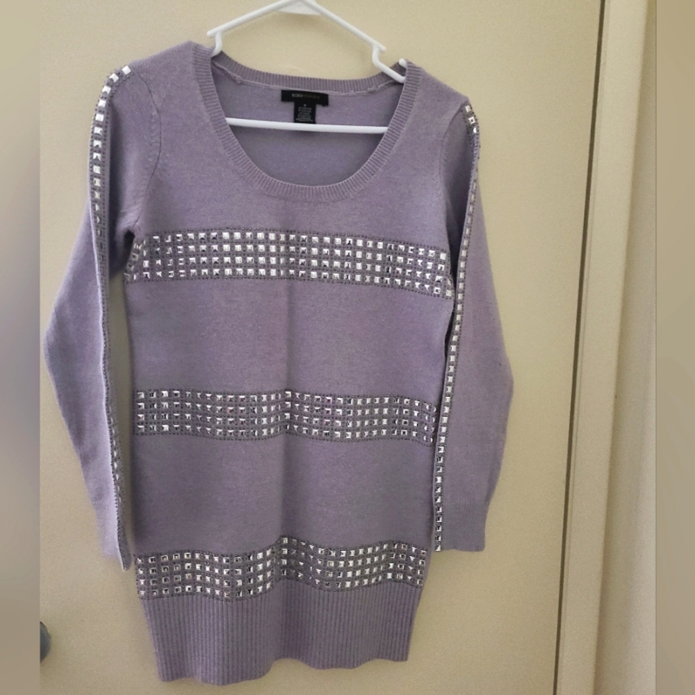 BCBGMaxAzria S, lavender, sweater